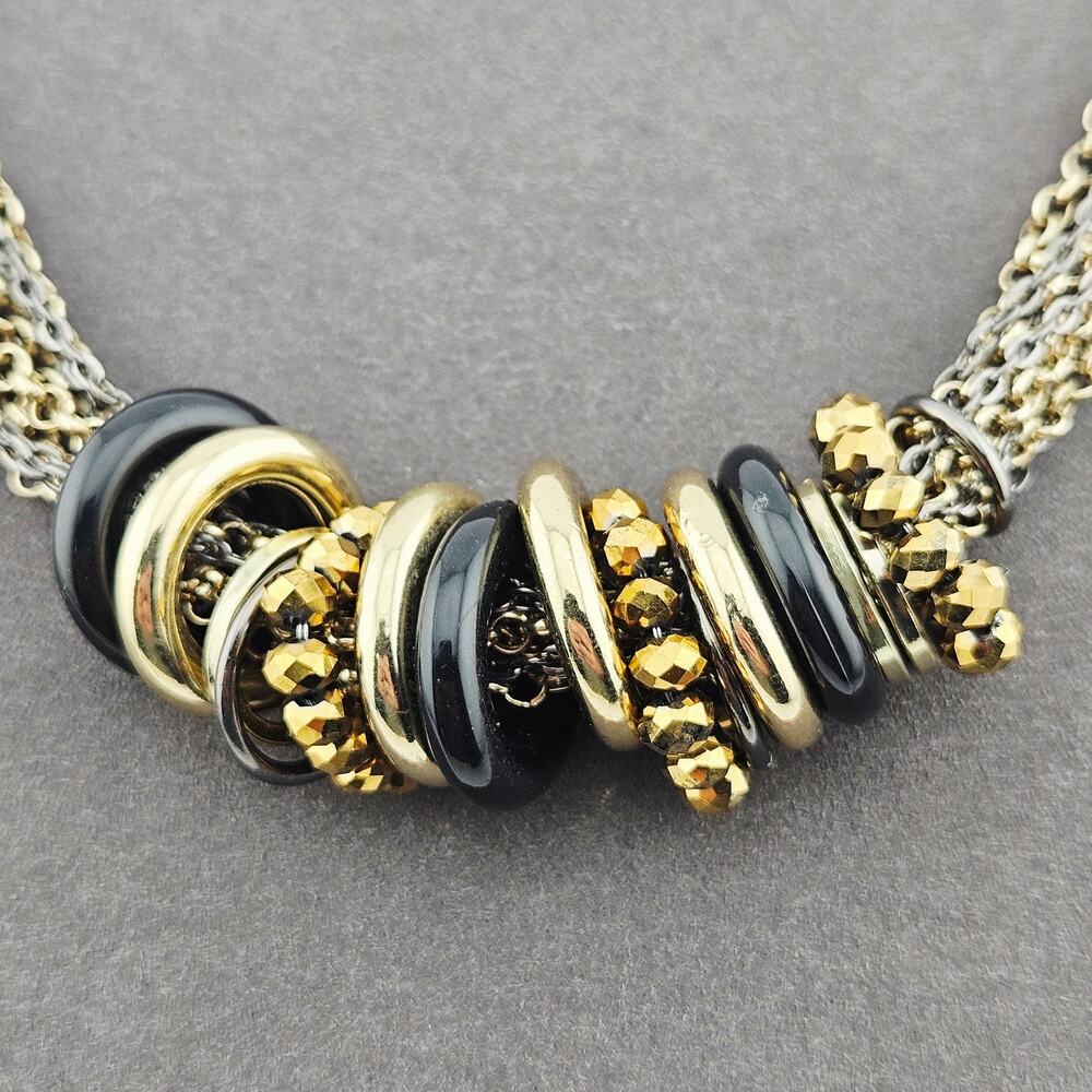 Robert Rose Multichain Beaded Statement Necklace … - image 2